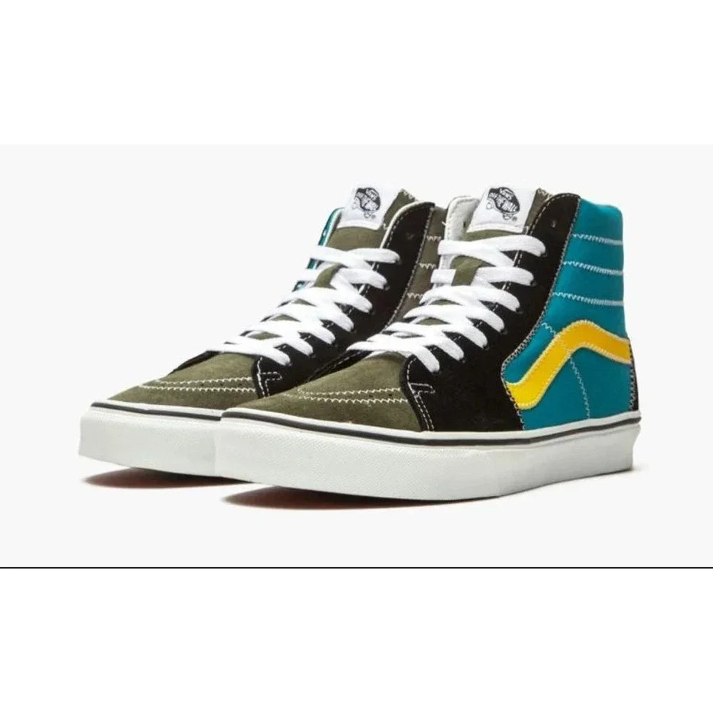 Vans Sk8-Hi Zig Zag High Top Sneakers Multicolor Skate‎ Shoes Women’s Size 5